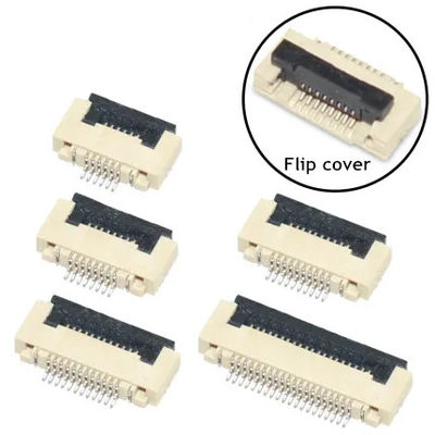 Fpc złącza flip 0,5 mm dla PCB 4 5 6 8 10 12 14 16 18 20 22 24 26 28 30 32 34 36 40-60 pin
